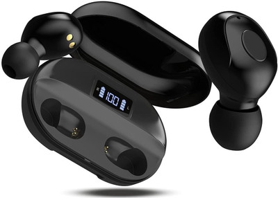 DIGIBUDS Earbuds T2 with Power Bank Upto 48 Hours Playback Bluetooth(Black, True Wireless)