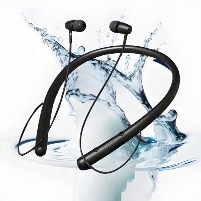MR.NOBODY N40 PRO With Upto 30 Hours Playback,Waterproof Bluetooth Headset Neckband N50 Bluetooth Headset(Black, In the Ear)