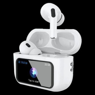 SAIBABA UNI Touchscreen pods pro with anc enc wireless Bluetooth(White, True Wireless)