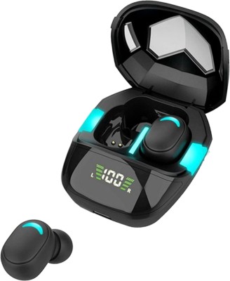 N&B NYUBI EarBuds TWS BT 5.3 In Ear Earphones Headphones 9D Stereo Sound Sports Bluetooth(Black, In the Ear)