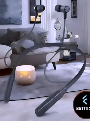 skm Bluetooth Neckband Headphones with Magnetic Buds, Defined Bass_AH Bluetooth & Wired(Multicolor, On the Ear)