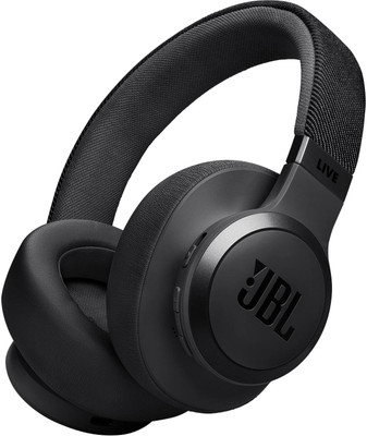 JBL Live 770NC with ANC, 65Hr Playtime,Speed-charge,BT 5.3 (LE Audio), Personify 2.0 Bluetooth Gaming(Black, On the Ear)