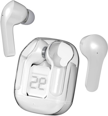 snowbudy R90-True Wireless in-Ear Earbuds TWS with 30H+ Playtime, Clear Calls & High Bass Bluetooth Gaming Headset(White, True Wireless)