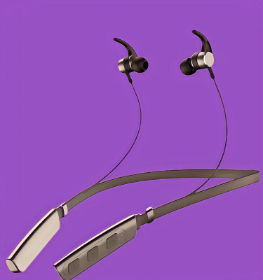 GPQ STORE Rokerz 235 Pro Wireless Bluetooth Neckband(0.163 Bluetooth(Black, In the Ear)
