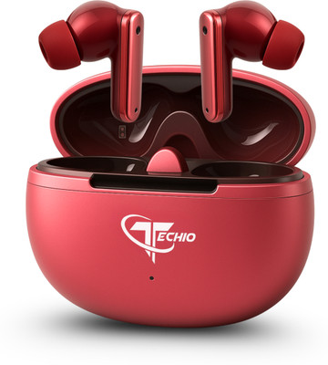 Techio NIRVANA ION 1a Bluetooth(Red, In the Ear)
