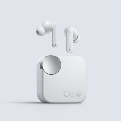 CMF by Nothing Buds 42 dB Active Noise Cancellation, Ultra Bass Technology, 35.5 Hrs playtime Bluetooth(Light Gray, True Wireless)
