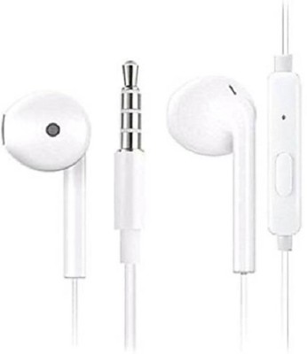 snowbudy Y35 4G Original Deep Bass with Sound Cancellation Wired Headset-4 Wired Headset(White, In the Ear)