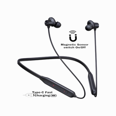 TWS Performance Wireless Neckband - Ideal for Running, Powerful Bass_JE Bluetooth & Wired(Black, In the Ear)
