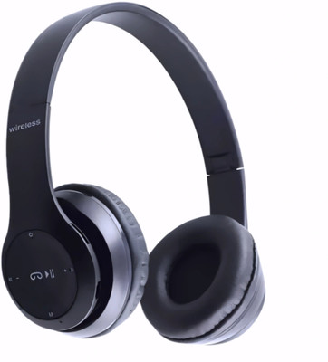 TWS Wireless Headset (Gaming) with Robust Bass and Over-Ear Comfort_QC Bluetooth & Wired(Black, On the Ear)