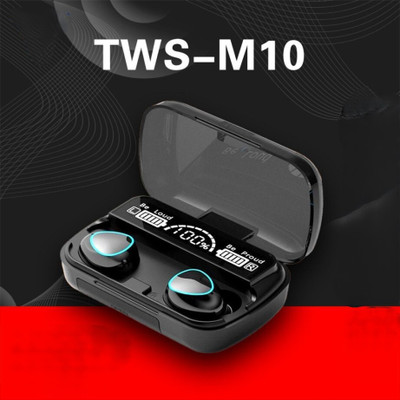 Seashot M10 TWS EarBuds Touch Control Bluetooth Headset Bluetooth Headset Bluetooth(Black, True Wireless)