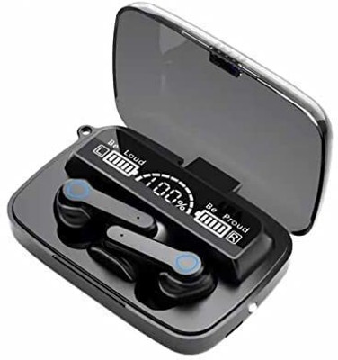 MAGENESE PREMIUM M19TWS EARBUDS TOP SELLING HIGH QUALITY INBUILT LED TORCH AND POWERBANK Bluetooth Gaming(Black, True Wireless)