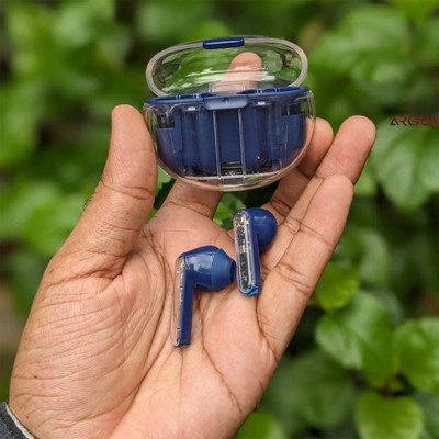 ARGUN TWS Butterfly Earbuds Blue 20 Hours Playback Noise Isolation True Wireless Bluetooth(Blue, True Wireless)