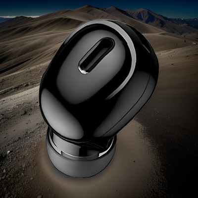 YAROH E79_K1 Black Mini Bluetooth Single Sports Headset with Hands-free Mic Bluetooth Headset(Black, In the Ear)