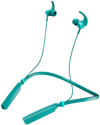 XEWISS Neckband with Up to 36Hours Playtime, Bluetooth((Green, HighBass, Immersive LED Lights, In the Ear), In the Ear)