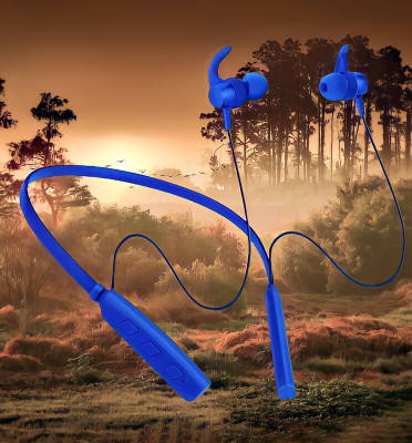 GPQ STORE Rokerz 235 Pro Wireless Bluetooth Neckband(0B.95 Bluetooth(Blue, In the Ear)
