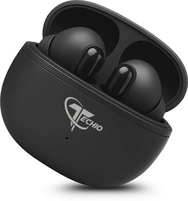 Techio NIRVANA_ION TWS – Low Latency Gaming Earbuds C20 with Beast Mode Bluetooth(Black, True Wireless)