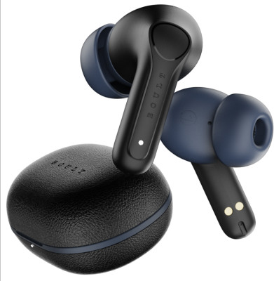Boult W10 55H Battery, 4 Mic ENC, Spatial Audio, 45ms Low Latency, 13mm Drivers, 5.4v Bluetooth(Jet Black, True Wireless)