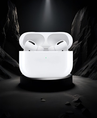 SAIBABA Airmods Pro Pro 2 (2nd generation) QX30 MagSafe Case-(USB-C) Bluetooth(White, In the Ear)