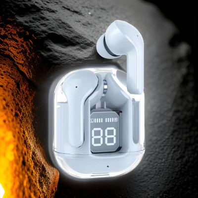 MGT UltraPods Pro TWS Transparent Bluetooth Earbuds with Noise-Canceling 95 Bluetooth(Multicolor, In the Ear)