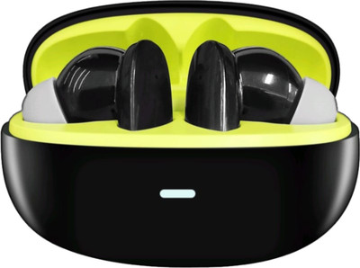 TecSox Pluto Wireless Earbuds| IPX| 30hrs Best Low Latency. Bluetooth(Black, True Wireless)