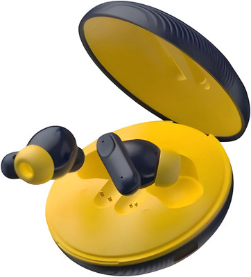 Ozlre New Latest 2025 Bureger 48 Hours* Playtime | Deep Bass | Made In India| Bluetooth Gaming(Yellow, True Wireless)