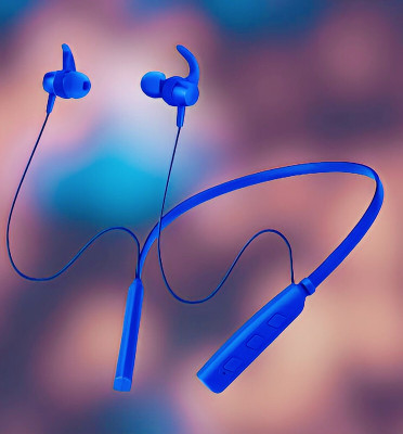 GPQ STORE Rokerz 235 Pro Wireless Bluetooth Neckband(0B.119 Bluetooth(Blue, In the Ear)