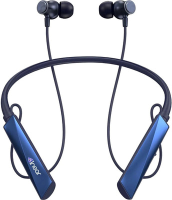 InEar DJ-M8 Bluetooth Neckband with 60H Playtime,Voice Changer, Magnetic On Off,Type-C Bluetooth(Blue, True Wireless)