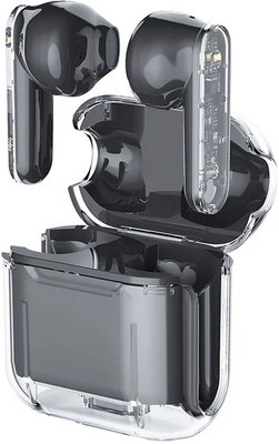 COREGENIX TM10 Transparent TWS with BT5.3, 30hrs Playtime, Low Latency, High Performance Bluetooth(Black, True Wireless)
