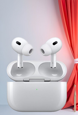 SANNO WORLD Earbuds Pro 2 (2nd generation) with Mic|Noise Canceling,25H Playback 24 (USB-C) Bluetooth(White, True Wireless)