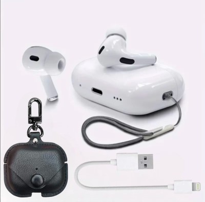 fire turtle Bass & WS Earbuds Pro: Mic, 4H Playtime, Bluetooth Headset with case & cover Bluetooth(White, Black, In the Ear)