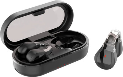 COREGENIX Q60 OWS Bluetooth TWS Earbuds with ENC & Earclip Design, 45hrs of Playtime Bluetooth(Black, True Wireless)