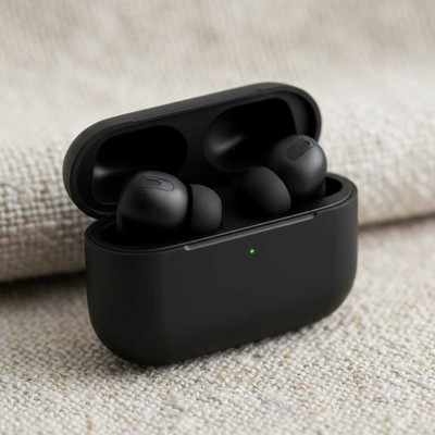 Shivana Ear Buds Wireless Earbuds AirBuds Pods 2 Bluetooth Headphones Bluetooth(Black, True Wireless)