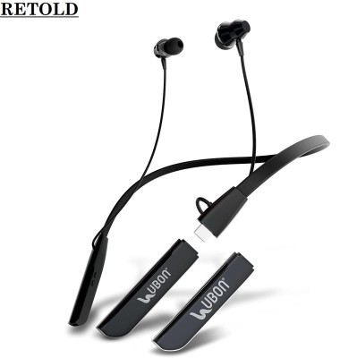 retold UBON CL-35 Wireless Neckband With Fast Charging & Backup Bluetooth(Black, True Wireless)