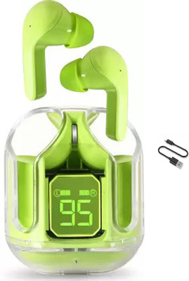 snowbudy New Immortal Beast Mode(40ms Low Latency), 30 HRS Playback & Dolby Sound Bluetooth Gaming(Green, True Wireless)