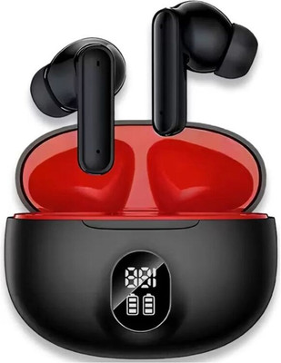 HIEIZAN Earbuds with Dual Mic & AI Crystal Clear Call Bluetooth(Black, True Wireless)