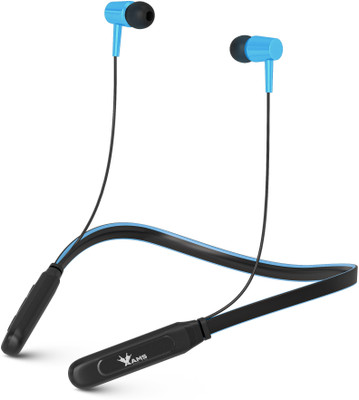 AAMS 101 Shield Bluetooth Wireless 60 hours Playtime, Extra Bass, Clear HD Sound, Bluetooth(Black, Blue, In the Ear)