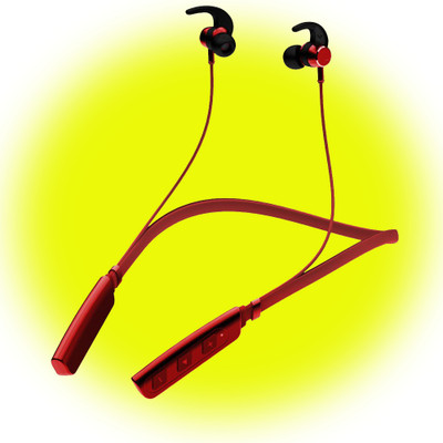 IZWI Active Noise Cancellation,34H Playtime, 60ms Low Latency Mode, Dual Pairing Bluetooth(Red, In the Ear)