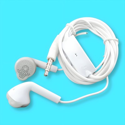 iBAss 3.5mm Jack Stereo Earphone with Richer Bass, S-a-m-s-u-n-g EHS61-8 Wired Gaming(White, In the Ear)