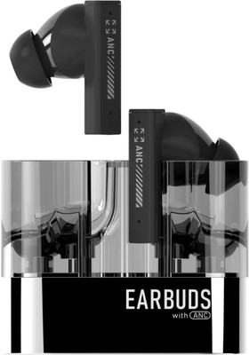 Life Like Open Case Design Metal Earbuds With ANC HIFI Sound With 50 Hrs Playtime Bluetooth(Black, True Wireless)
