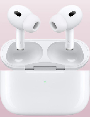BeatFlow AirPods Pro (2nd generation)198 with Active Cancellation (USB-C) Bluetooth(White, True Wireless)