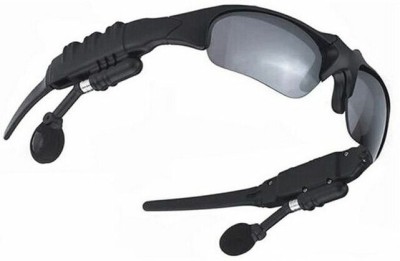 GLARIXA Bluetooth 4.2 Smartphone Driving Sunglasses Mp3 Riding Eyes Glasses Inbuilt Mic Bluetooth Headset(Black, In the Ear)