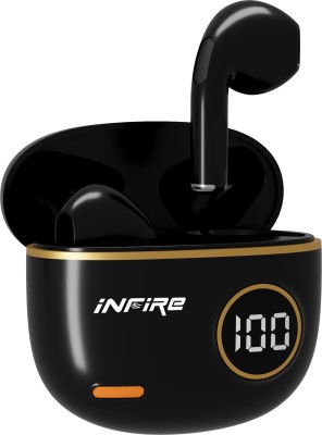 iNFiRe FireBud 61 True Wireless Earbuds with 30 Hours PlayTime , 5.3 BT Version Bluetooth Headset(Black, True Wireless)