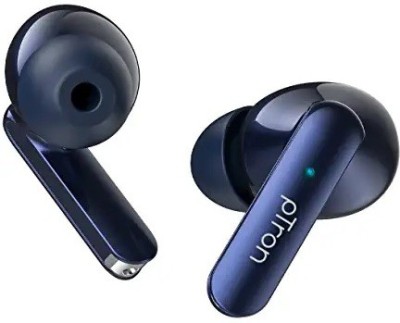 PTron Bluetooth ?Bassbuds Duo Bluetooth Headset(Blue, True Wireless)