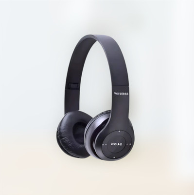 TWS True Sound Headphones with SD Card, Long Battery & Mic_WG Bluetooth & Wired(Black, On the Ear)
