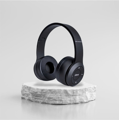 GDS Fold Wireless UltraBass Signature Sound_I1 Bluetooth & Wired(Black, On the Ear)