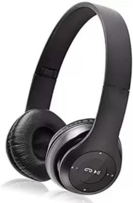 SANNO WORLD P47 Wireless Stylish Upgrade Version 5.0 Bluetooth Headset Bluetooth(Black, On the Ear)