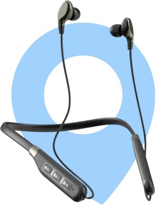 Bxeno Neckband withCharge,, Dual Pairing Bluetooth Headset[1 Upto 48Hours Playback 4] Bluetooth Headset(Black, In the Ear)