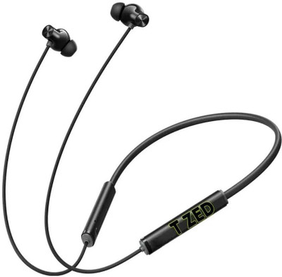 T ZED Buds Wireless Z5 Bluetooth Earphones 80hrs ENC Bluetooth & Wired(Black, In the Ear)