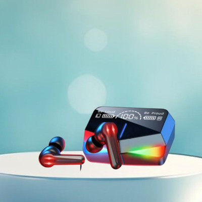 Clairbell Wireless Earbuds TWS Bluetooth 5.1, Touch Control Transparent LED DisplayA159 Bluetooth(Multicolor, True Wireless)