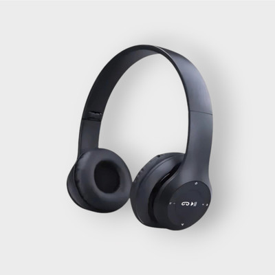 TWS Comfortable Stereo Headphones with Mic, SD Card Reader_Y2 Bluetooth & Wired(Black, On the Ear)
